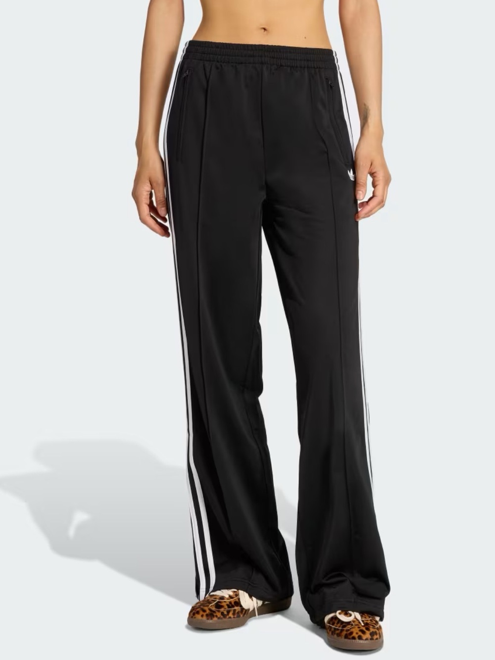 adidas Originals pinstripe firebird loose trackpant